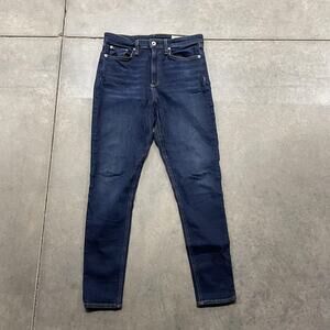 rag & bone Jeans Womens 29 Dark Wash Nina High Rise Ankle Skinny Denim Pants